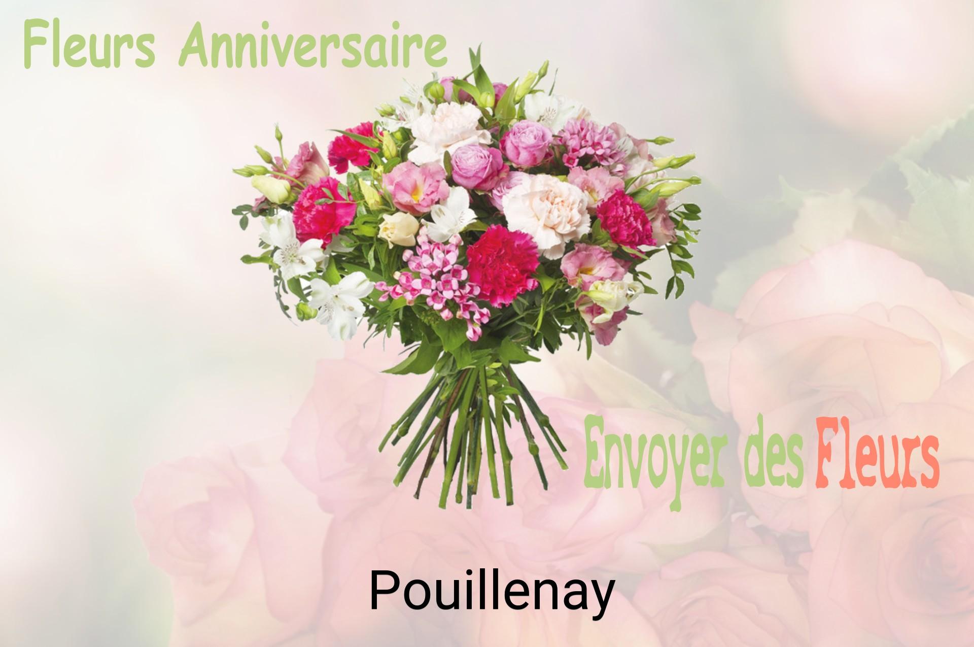 Bouquet de fleurs d’anniversaire livré à Pouillenay