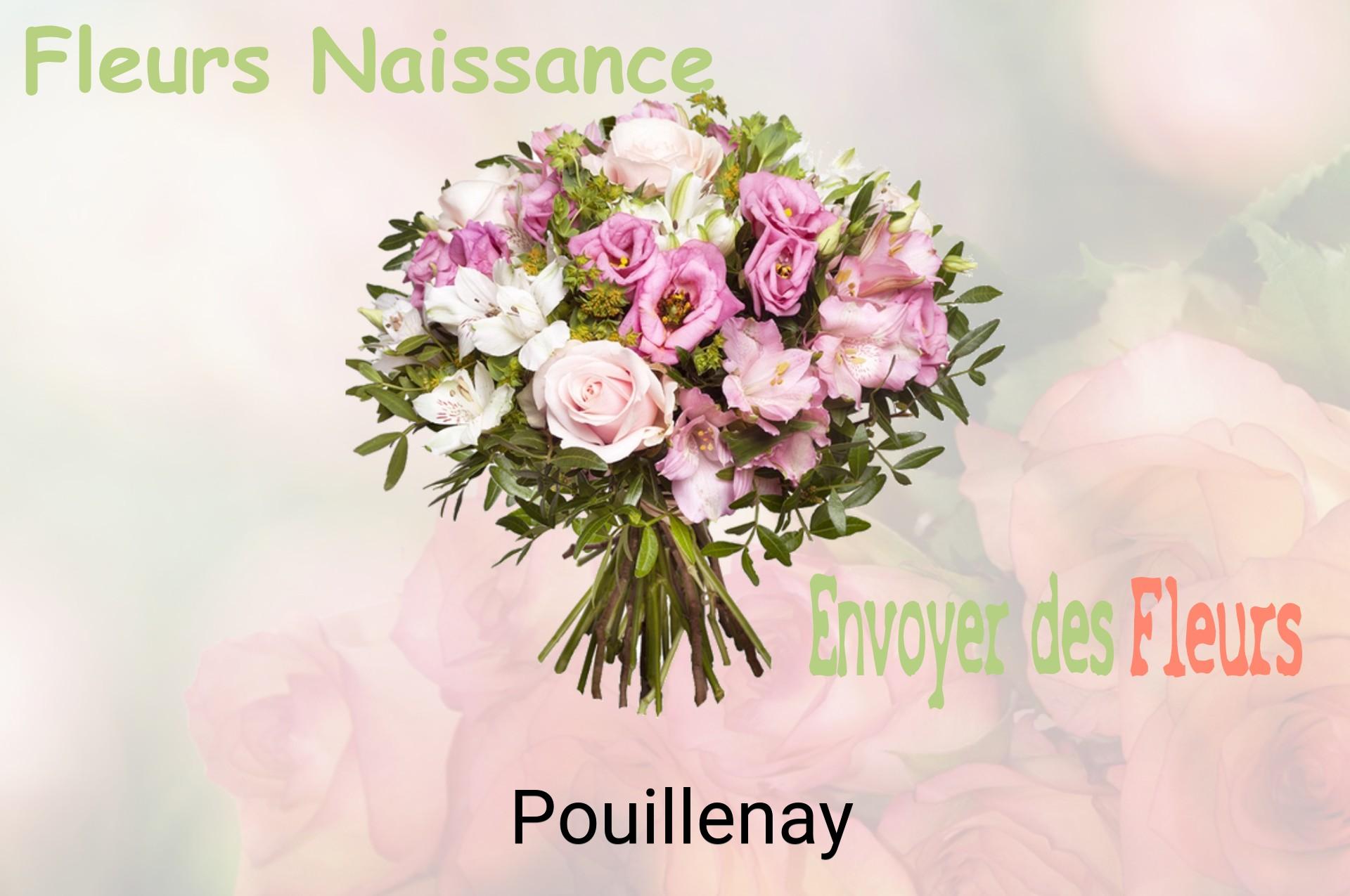 Bouquet de fleurs de naissance livré à Pouillenay